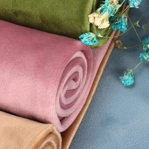 150cmx50cm Solid Color Velvet Fabric Dutch Velvet Fabricsofa Pillow Curtain Home Decoration Fabric Clothing DIY Sewing Fabric