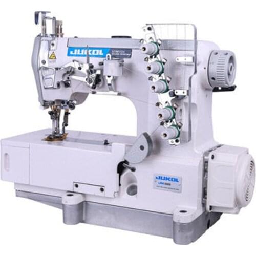 Fully Automatic Sewing Machine High Power Speed Stretch Direct Drive Three Needles Five Lines Industry Sewing Machine Neckline