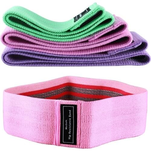 1PCS Unisex Fitness Elastic Band for Sports Legs Thigh Glutes Butt Squat 3 Levels Resistance Gym Bands For Wide Workout Exercise