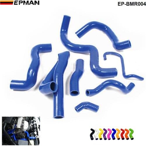 Silicone Intercoole Turbo Radiator Intake Hose For BMW Mini R56 Cooper S 07+ (8pcs) EP-BMR004