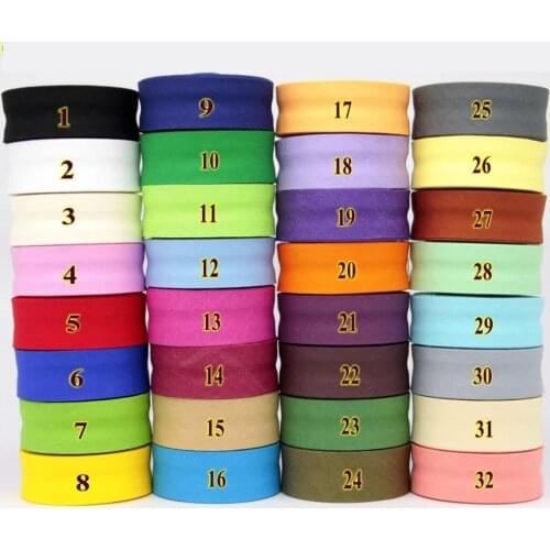 25mm (1") extra width ironed single fold cotton bias tape/ bias binding for garment craft sewing diy
