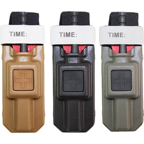 Tactical Outdoor Survival Tourniquet Pouch Portable First Aid Kits Tourniquet Storage Box Military Emergency Application Bag