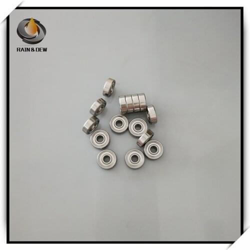 10Pcs SR166ZZ Ball Bearing R166 4.763X9.525X3.175 Stainless Steel Ball Bearing ABEC-7