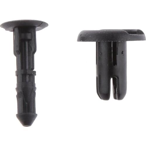 50 x Bumper Fender Hood Push Type Moulding Grille Clips Fastener Push Retainers Set Assortment