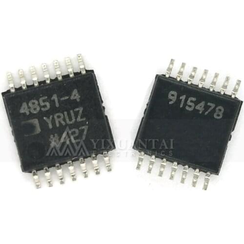 ADA4851-4YRUZ ADA4851-4 Marking 4851-4【Op Amp Quad High Speed Amplifier R-R O/P ±6V/12V Automotive 14-TSSOP】10pcs/Lot New