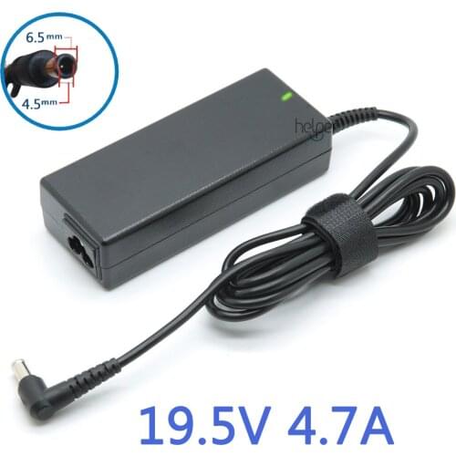 19.5V 4.7A Ac Adapter For Sony VAIO VGP-Ac19V10 Laptop Battery Charger Cord 6.4*4.4mm F0759 Y