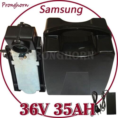 36V 500W 1000W Battery 36V 12Ah 15Ah 18Ah 20Ah 25Ah 30Ah 35Ah Electric Bicycle Battery for Samsung cell with 30A BMS 5A Charger