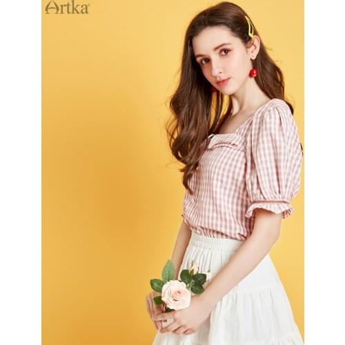 Розовые блузки Artka China At AliExpress