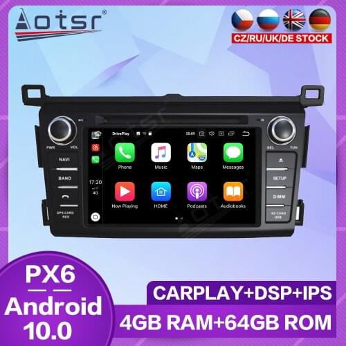 PX6 Screen Audio GPS Navigation For Toyota RAV 4 RAV-4 2013 - 2017 Car Radio Auto Stereo Unit Android Multimedia Player Carplay