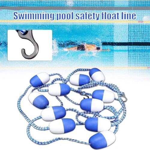 Swimming Pool Safety Rope Pool Floating Line Swimming Pool Accessories Safety Divider Rope Plastic Floating Buoy Line XHC88