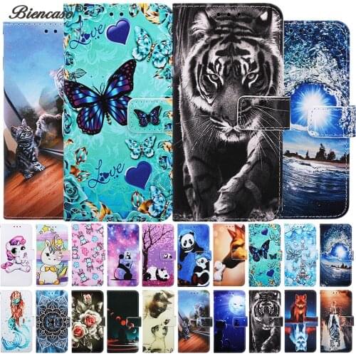 Mate 20 Lite Case Cartoon PU Leather Flip Phone Cases For Huawei P Smart 2020 Y5P Y6P Honor 10 Lite 8A 8S 9S Lovely Cover Capa