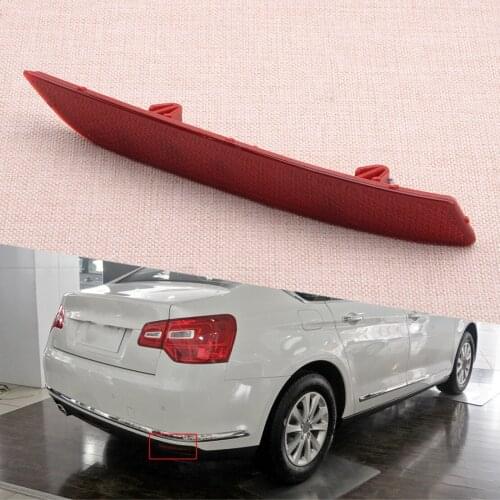 CITALL Rear Bumper Right Reflector Tail Light Lamp Red Fit For Citroen C5 2008-2010 2011 2012 2013 2014 2015 Car Accessories