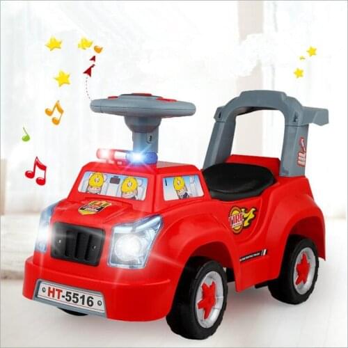 Childrens Twist Car with Music Baby Scooter 1-3 Years Old Four-wheel Toy Yo Car Ride on Toys for Children Christmas Gifts Toys