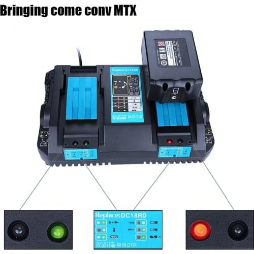 Double Battery Charger For Makita Two USB Port 7.2V 14.4V 18V BL1830 Bl1430 DC18RC DC18RA EU Plug Free shipping