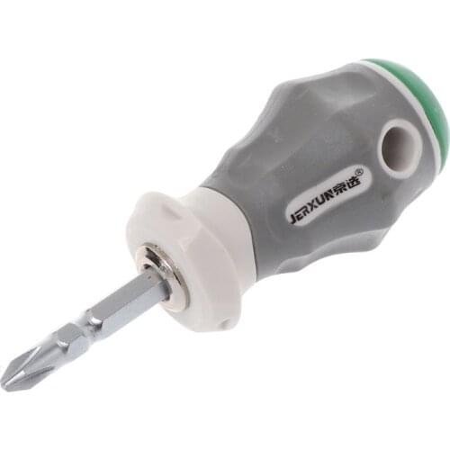 Double Headed Phillips Flat Screwdriver Magnetic Bits Anti-static Big Anti Slip Rubber Handle Professional Repair Tool J22 21