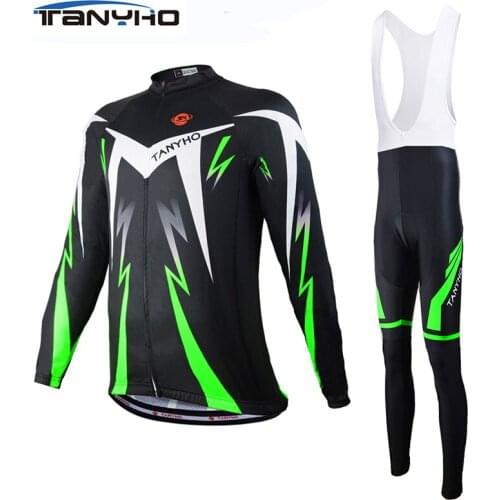 MenTeam Set Sports Wear long Sleeve Cycling Bike Jersey Shirts Bicycle Cycle Clothing MTB Ciclismo Bicicleta Maillot Cheap Suit