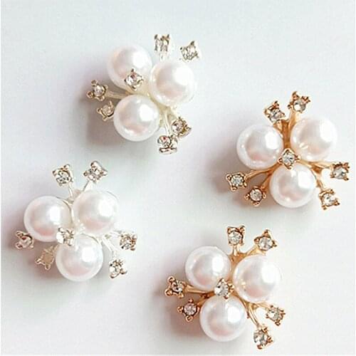 SEA MEW 10 PCS 2cm Fashion Metal Alloy Gold Silver color Flowers Connectors For Jewelry Making