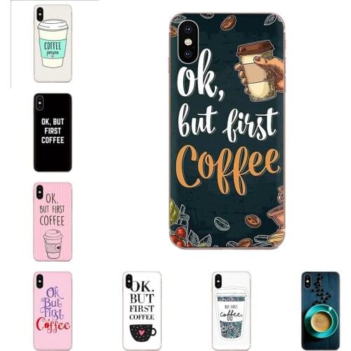 Ok But First Coffee For HTC U11 Life Capa U11 Plus U 11 U12 Life Soft TPU Fashion Cover Case