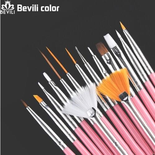 Nail Brush Set For Manicure Gel Brush For Nail Art Acrylic Liquid Powder Carving Gel Brush Manicure Tools Sets