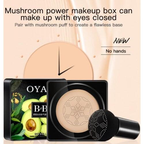 OYAX Avocado Air Cushion BB Cream Whitening Concealer Oil Control Mushroom Puff Unique Design Moisturizing And Translucent