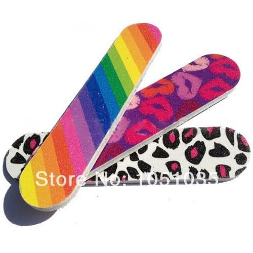 Emery file 50 pcs/lot Mini nail file for nail art 3.5" nail file length sandpaper emery board FREE SHIPPING