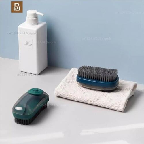 Youpin multifunctional household soft hair plus liquid cleaning brush bathroom clothes brush detachable brush head
