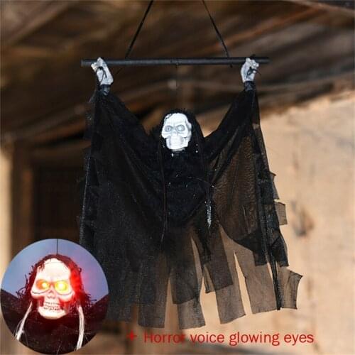 Bright Eyes Electric Halloween Hanging Decoration Spooky Halloween Arrangement Ghost Bar Club Haunted House Party Decorations