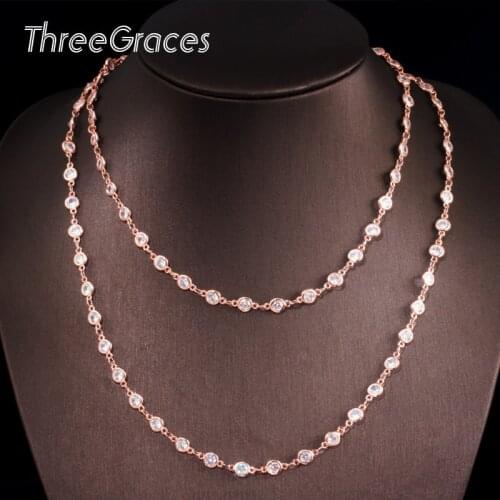 ThreeGraces Jewelry Golden Chains