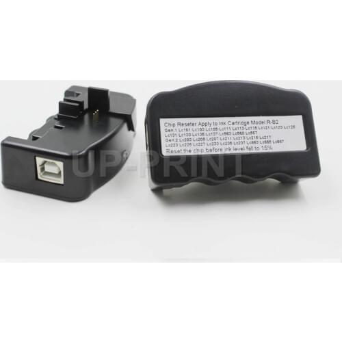 UP 2PCS For Brother/LC163/LC563/LC565/ LC567/LC569/LC110/LC111/LC113/LC115/LC117/LC119/LC587 ink cartridge chip resetter