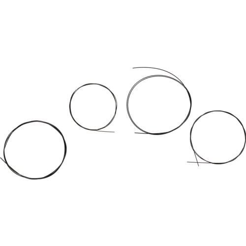 High quality 4 Pcs/set HOT!Black Nylon Black Ukulele Strings Replacement Part For Stringed Instrument HOT