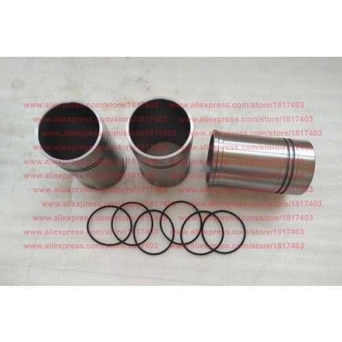 105-01005-1 Cylinder liner + 100-01007 Water sealing ring, Fujian Lijia engine parts, SL3105ABT, SL3105BT