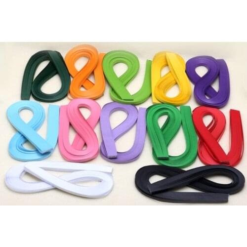 120 Stripes Quilling Paper 5mm Width Solid Color Origami Paper DIY Hand Crafts