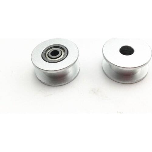 2pcs Prusa i3 MK3/MK2 3mm bore X/Y axis timing belt ,aluminum anodized flat idler roller 623h bearings