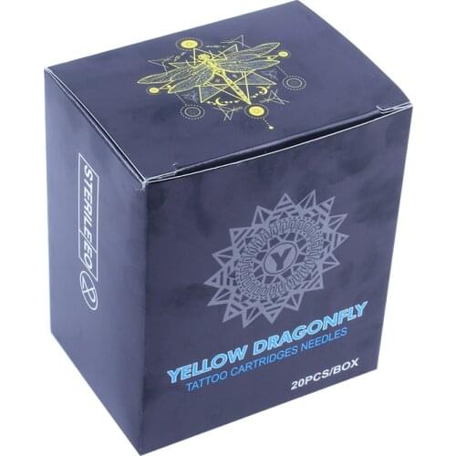 20pcs RM Tattoo Pen Needle Box of Sterile Disposable Tattoo Needles For Tattoo Rotating Pen Round Liner Shader Suppliesshippin