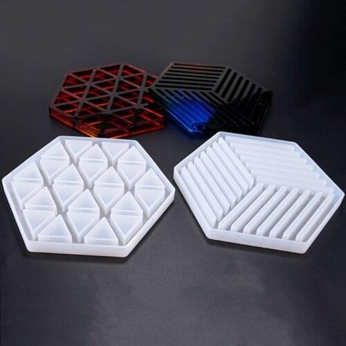 Triangle Stripe Shaped Silicone Table Tray Molds Decoration Base Moulds Jewelry Accessories for Making Decorative Jewelry