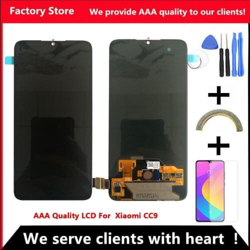 2340*1080 AAA Quality LCD For XiaoMi CC9 LCD Display Screen For XiaoMi CC9 LCD Display (Support 10 Touch)