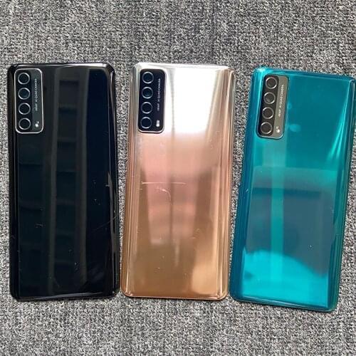 6.67" For Huawei P Smart 2021/Y7A Battery Cover Back Housing Glass Rear Door Case With Adhesive Sticker PPA-LX2 LX3