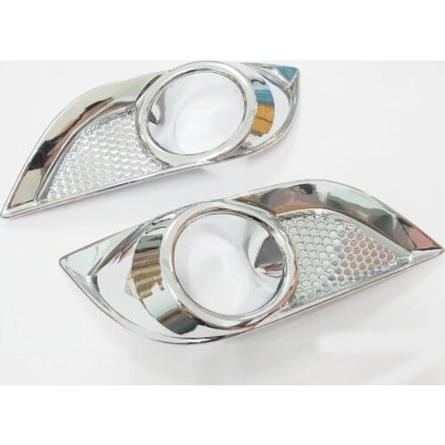 ABS Chrome For Mazda BT50 Accessories Front Fog Light Cover Trim For Mazda BT-50 2012-2017