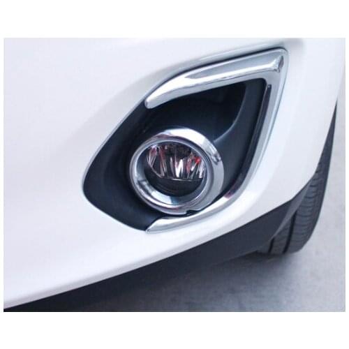 ABS Chrome Front Fog light Lamp Cover Trim for 2013 Mitsubishi ASX Car styling