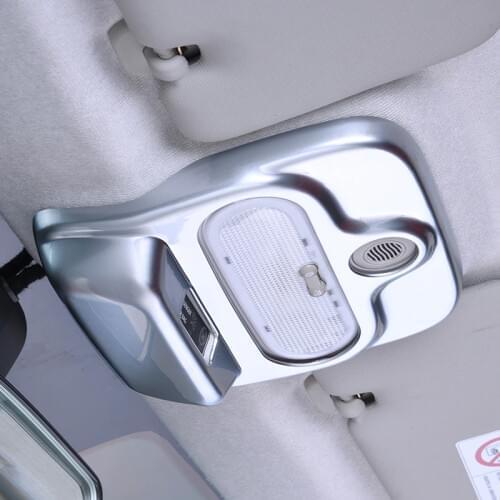 Car Front Reading Lamp Sticker For Smart 453 fortwo car accessories interior styling Car Roof Console Box Room light frame