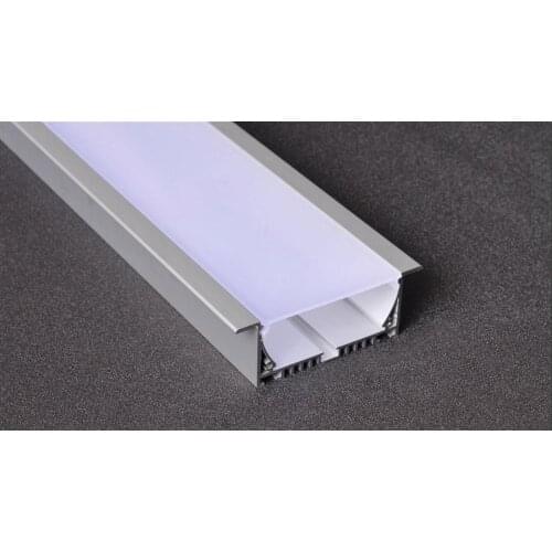Free shipping 1.8m/pcs 10m/lot Big Size Mounted Aluminum Profile LED Channel , Aliminyum LED Profile for ceiling lighting