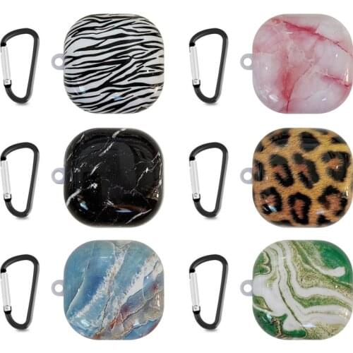 Marble Pattern Earphone Case for Samsung Galaxy Buds Live Buds Pro Plus Hard Wireless Headphone Protector Cover Earbuds Sleeve