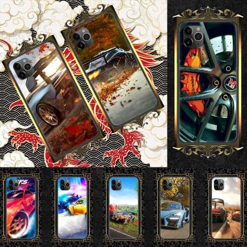 Forza Horizon supercar Need For Speed Phone Case Cover Hull For iphone 5 5s se 2 6 6s 7 8 12 mini plus X XS XR 11 PRO MAX black