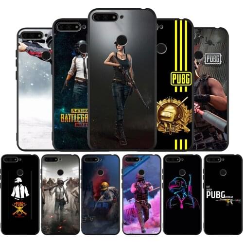 Pubg black Silicone Phone Case For honor 20 Pro 8 8X 9 10 20 Lite for Mate 10 30 Lite Pro cover