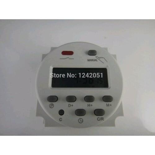 FREE SHIPPING DC 24V Digital LCD Power Programmable Timer Time switch Relay 16A