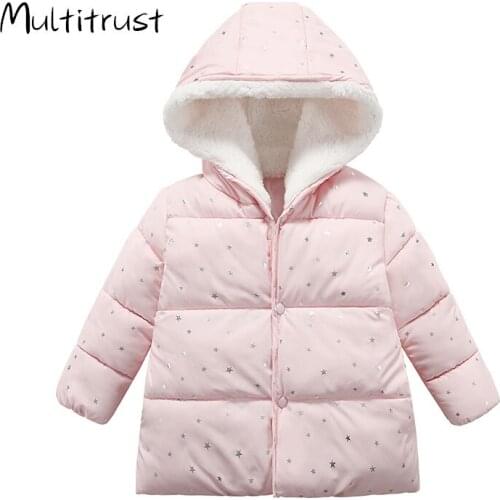 Kids Jacket Winter Warm Coats Boys Outerwear Girls Cartoon Coat Baby Children Hooded Jacket Spring 1 -6 Toddler Clothes