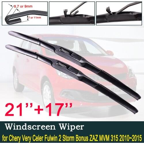 For Chery Very Celer Fulwin 2 Storm Bonus ZAZ MVM 315 2010~2015 Car Wiper Blade Windscreen Windshield Wipers Car Accessories