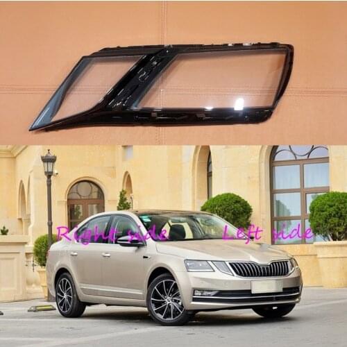 For Skoda Octavia 2018 2019 Car Headlight cover Headlamp Lens Auto Shell Cover