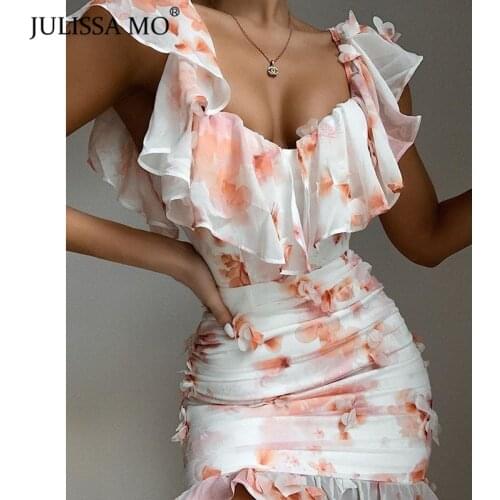 Цветочные летние платья JULISSA MO China At AliExpress