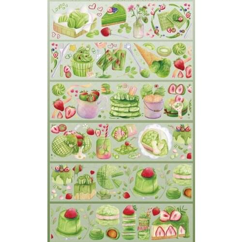 Big Size Sweet Cakes Washi Tape Bullet Journal Masking Tape Adhesive Tape DIY Scrapbooking Washi Stickers